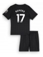 Tottenham Hotspur Cristian Romero #17 Replika Borta Kläder Barn 2025-26 Kortärmad (+ byxor)